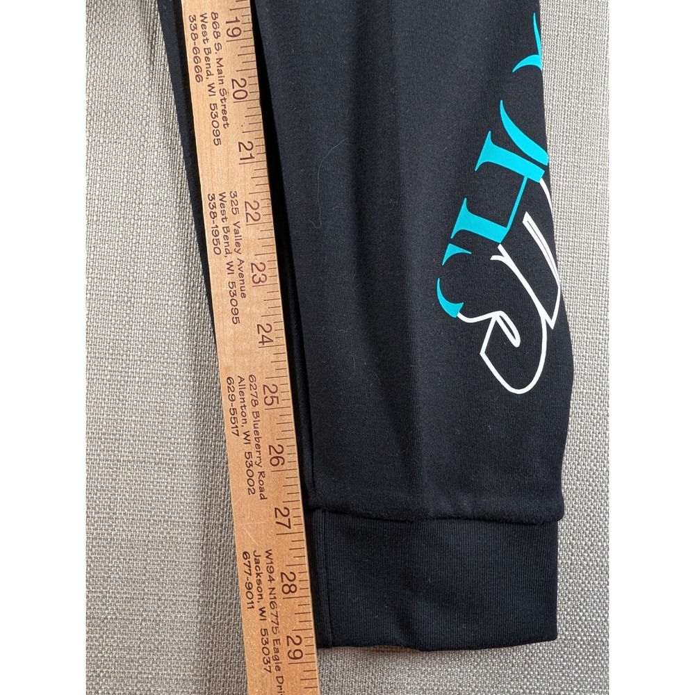 Anta Shock The Game Black Fleece Joggers Men Size 30 Waist 3XL Fits US Small Med - Picture 6 of 7